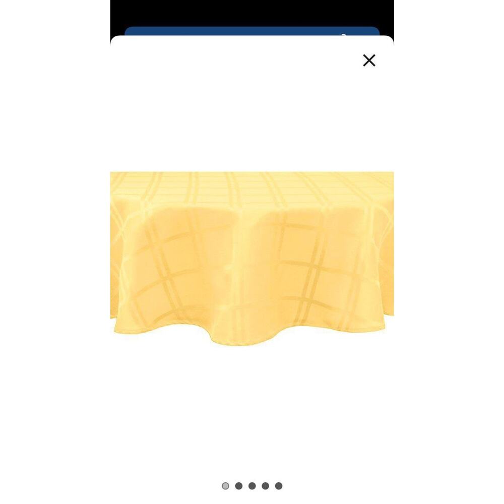 Origins 70" round tablecloth